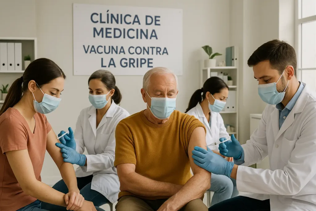 vacunación antigripal en CME