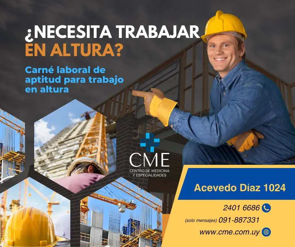 carné de trabajo en altura en CME
