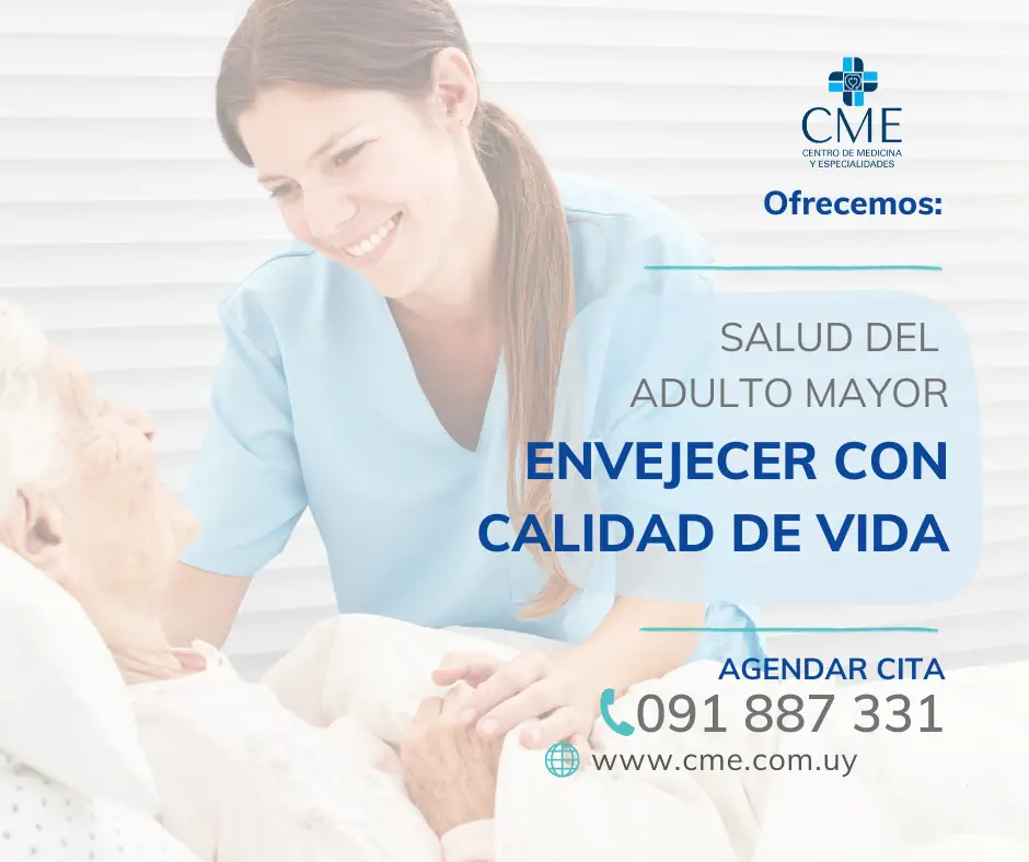 salud del adulto mayor con cuidados de CME