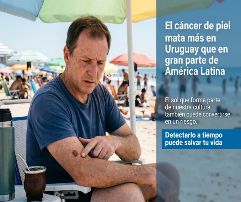 El cáncer de piel mata más en Uruguay que en casi toda América Latina: ¿por qué somos tan vulnerables?