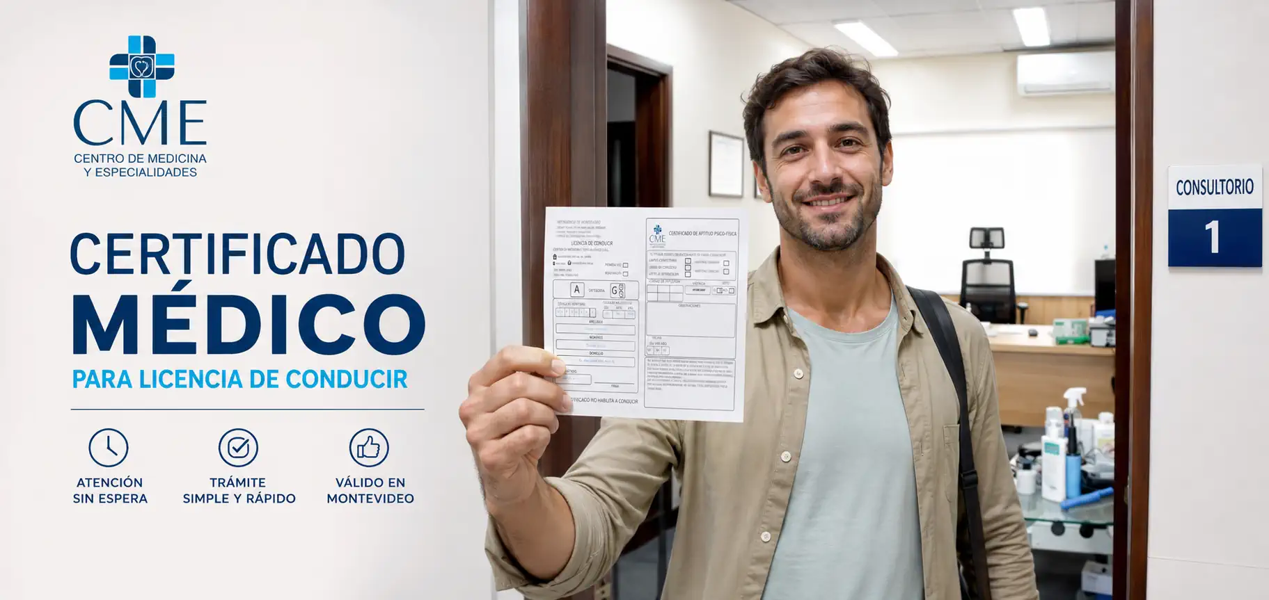 Obtené tu certificado médico para licencia de conducir amateur, de forma rápida y sencilla en CME